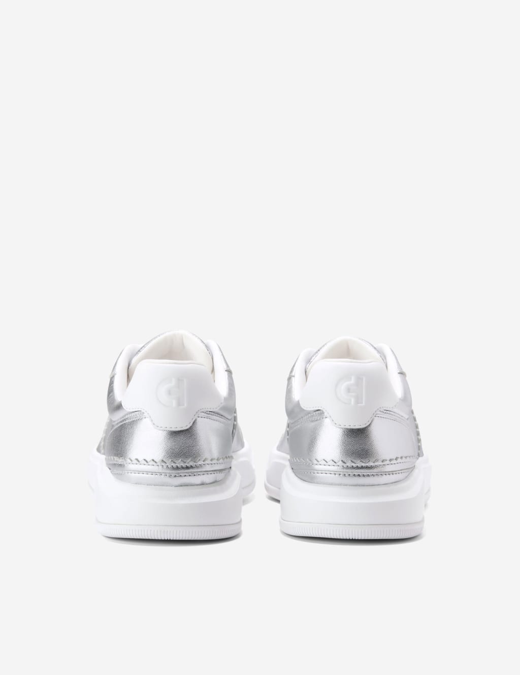 Grandpro Carissa Leather Metallic Trainers 5 of 6