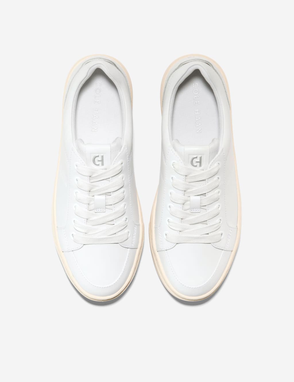 Leather Lace Up Platform Trainers 4 of 6