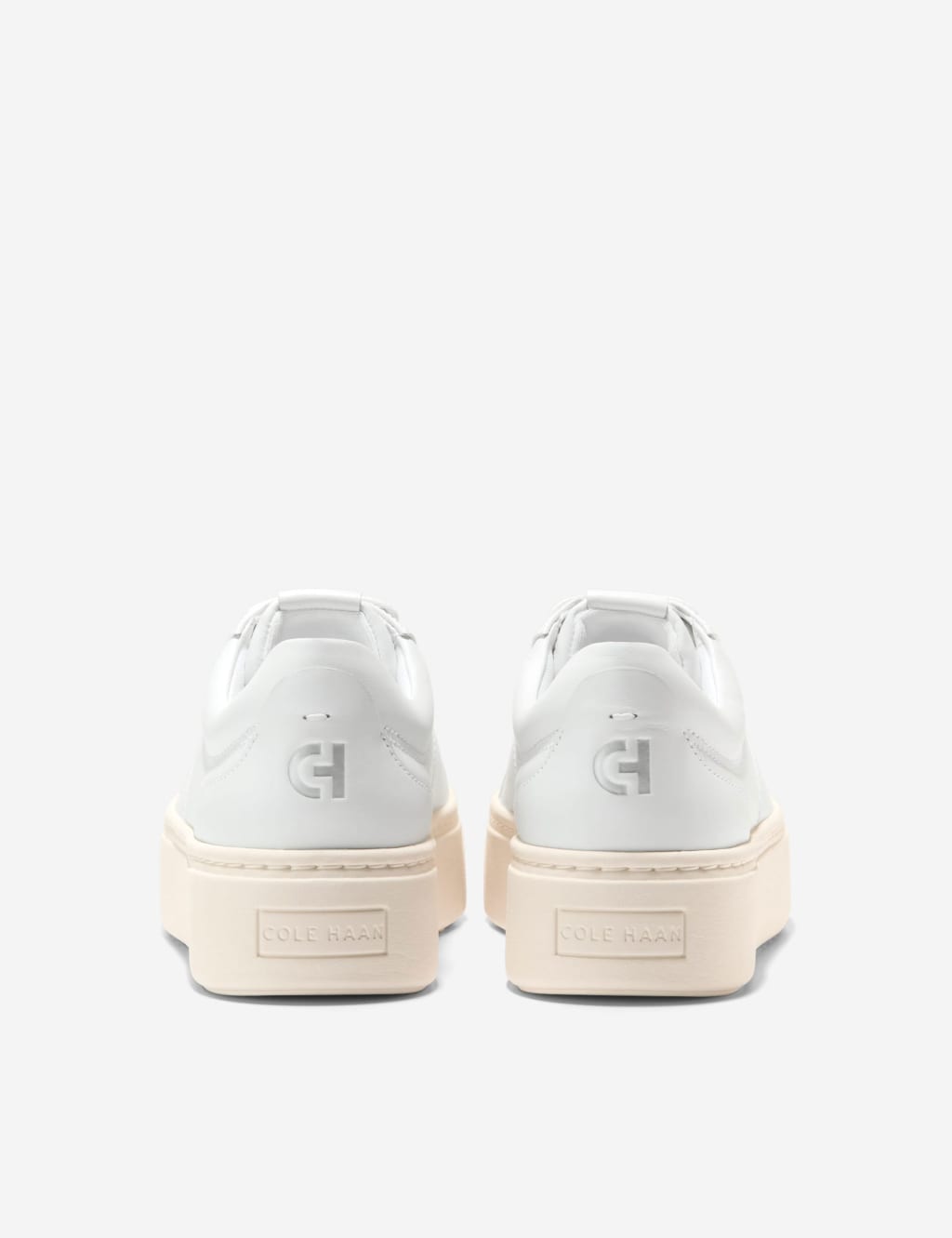 Leather Lace Up Platform Trainers 5 of 6
