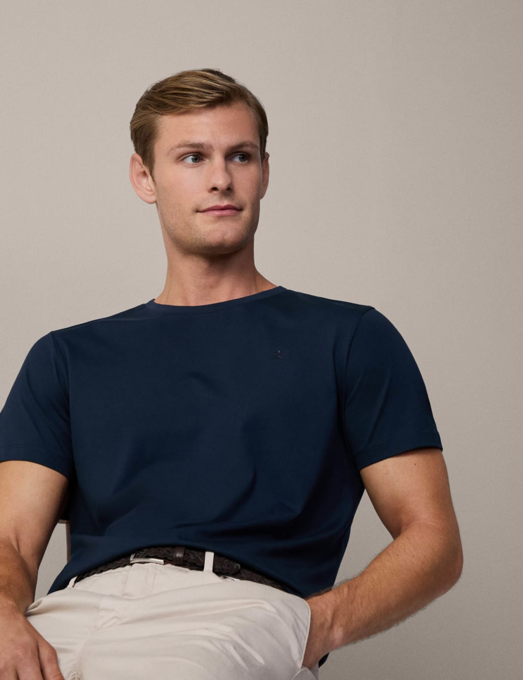 Pure Cotton Crew Neck T-Shirt 5 of 6