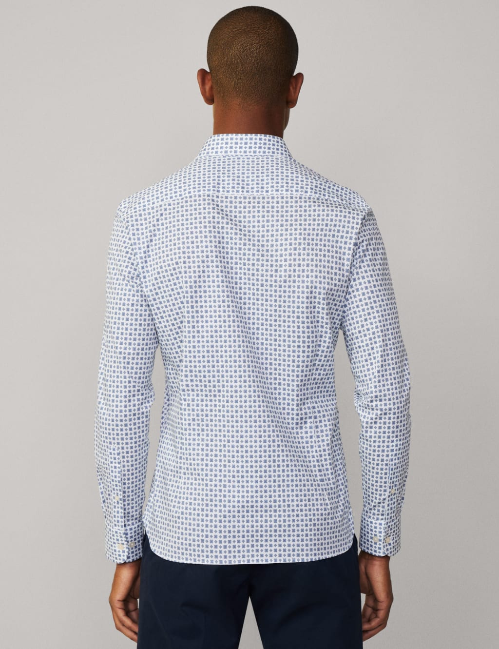 Pure Cotton Foulard Print Oxford Shirt 6 of 7