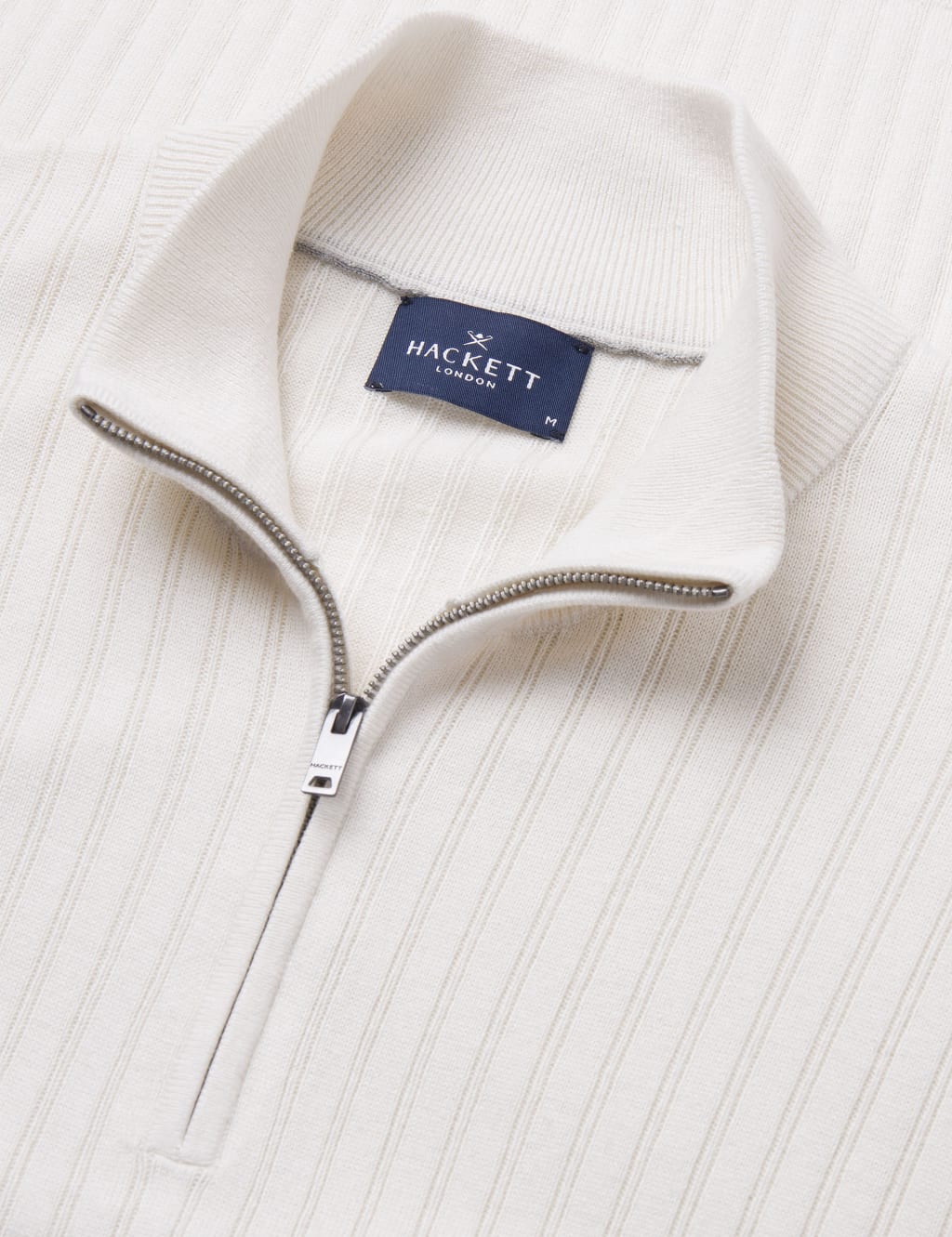 Cotton Rich Textured Half Zip Sweatshirt 2 of 2