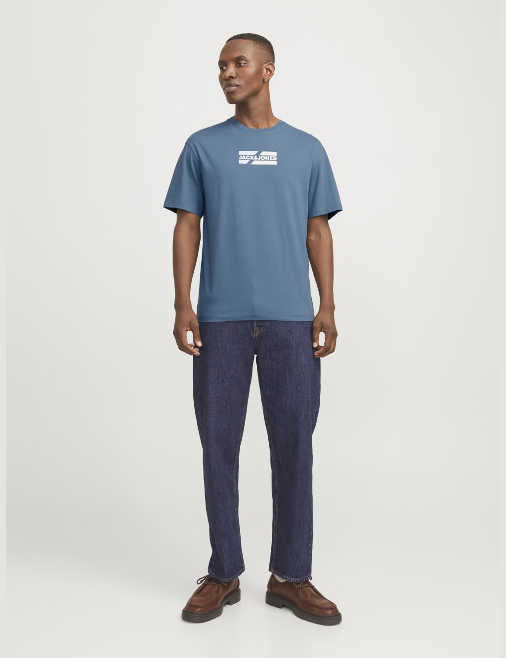 Pure Cotton Logo Graphic Crew Neck T-Shirt 3 of 7