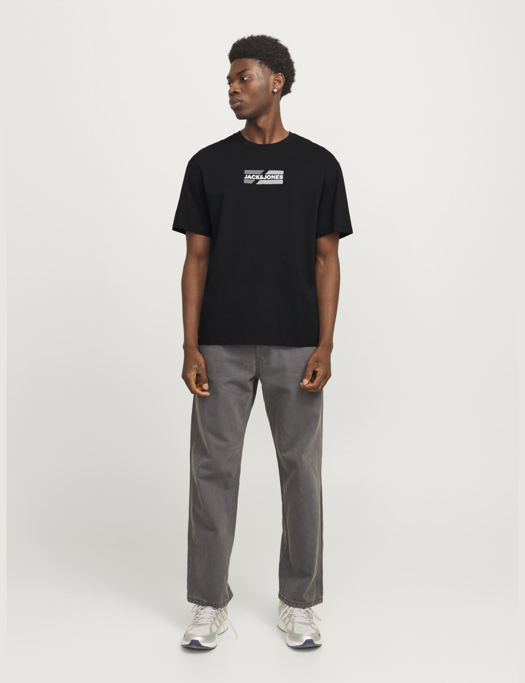 Pure Cotton Logo Graphic Crew Neck T-Shirt 4 of 7