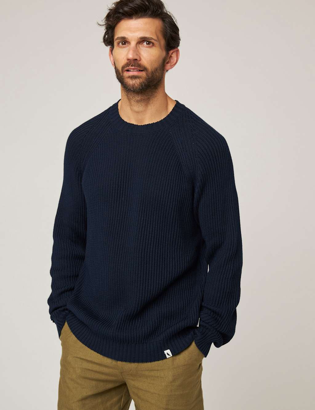 Pure Cotton Ribbed Jumper 3 of 6