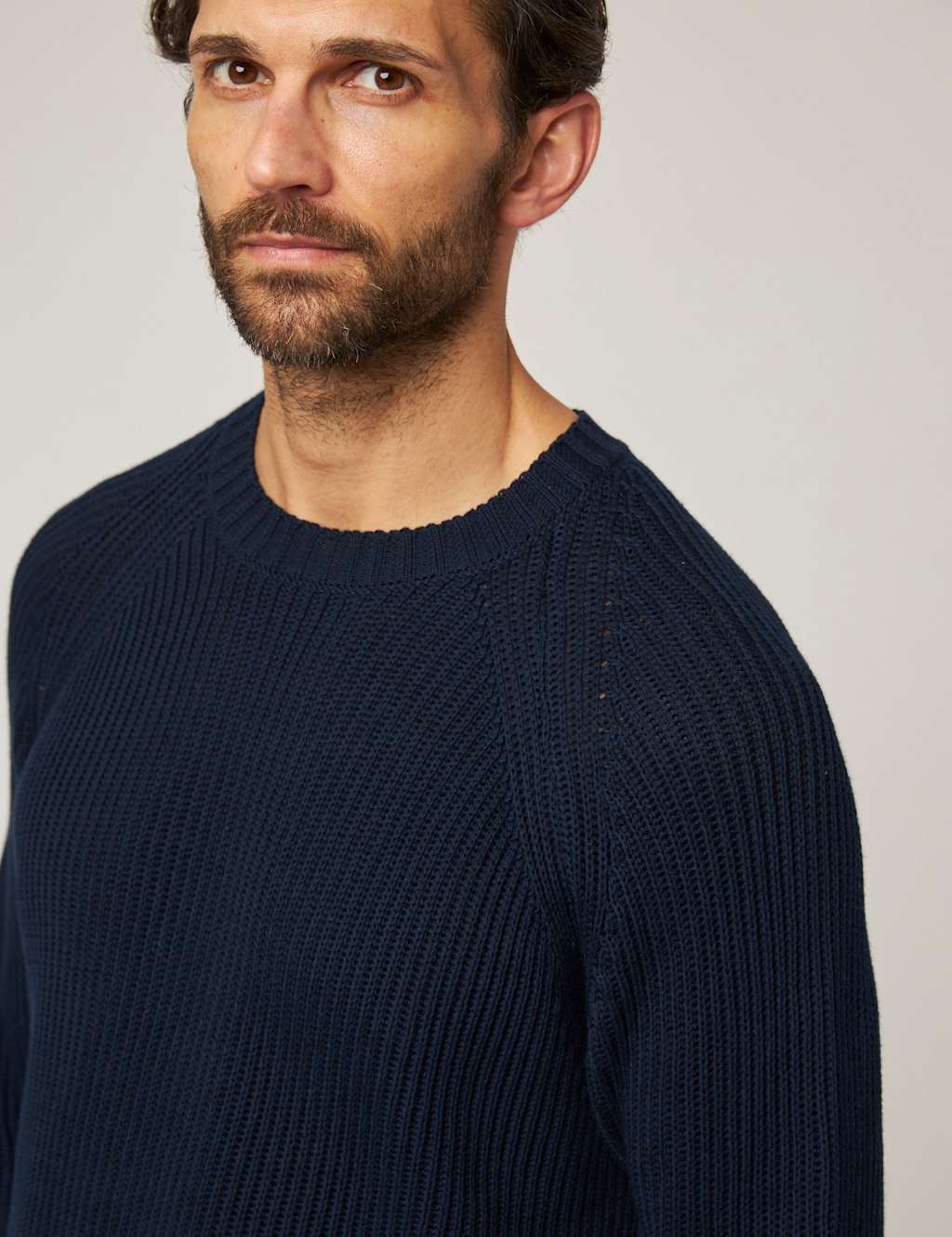 Pure Cotton Ribbed Jumper 4 of 6