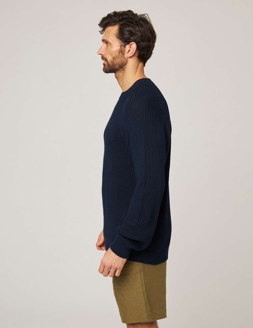 Pure Cotton Ribbed Jumper 5 of 6