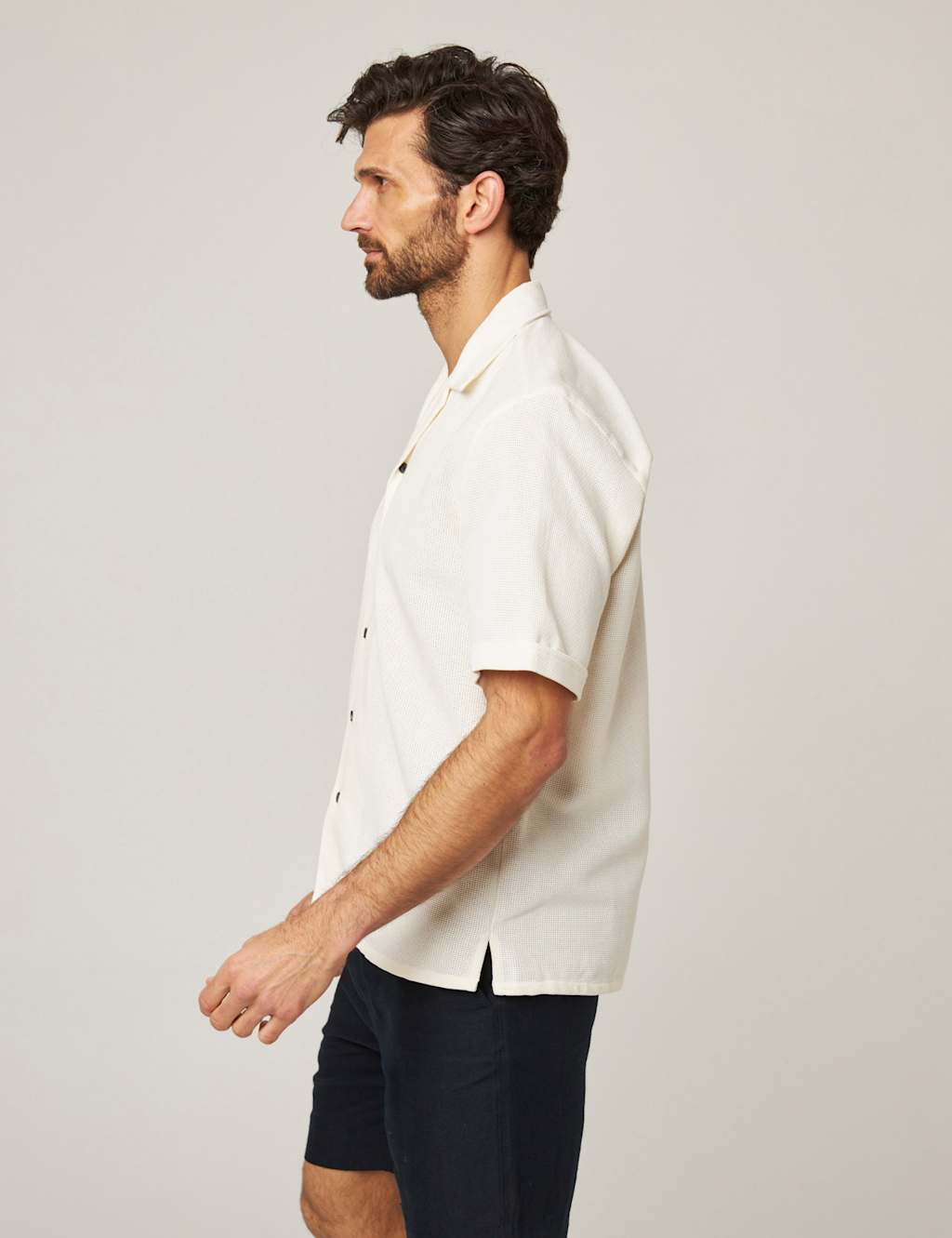 Pure Cotton Revere Collar Shirt 5 of 6