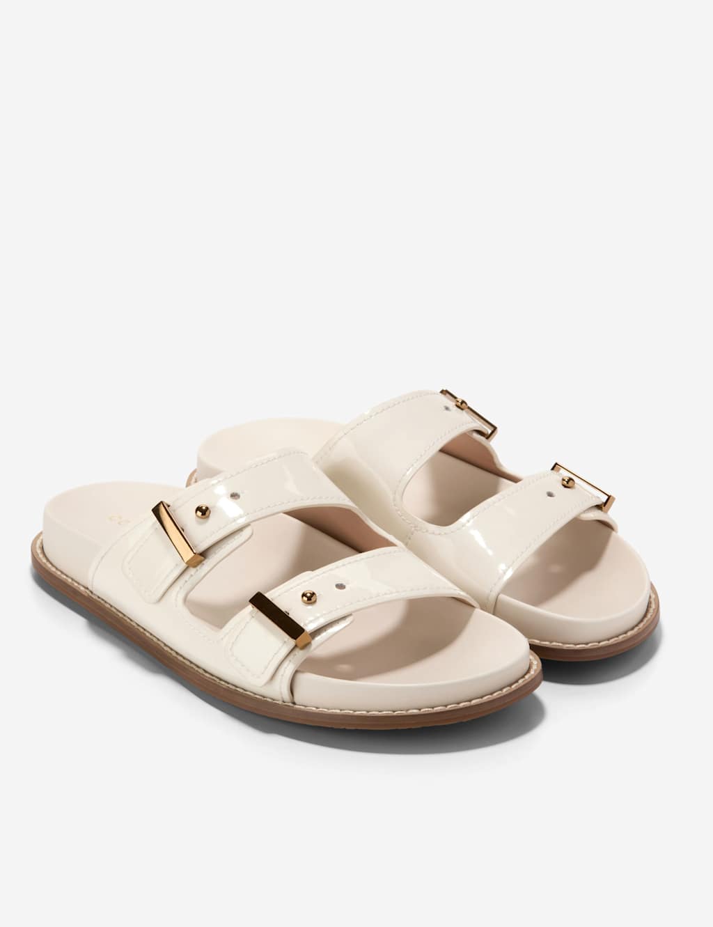 Marisol Patent Leather Double Strap Sandals 3 of 6