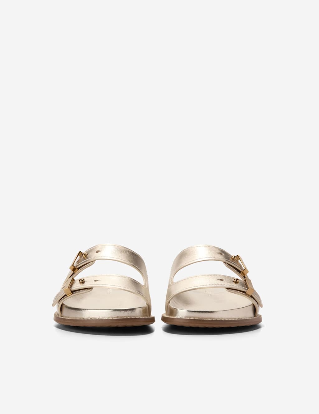 Marisol Leather Metallic Double Strap Sandals 7 of 7