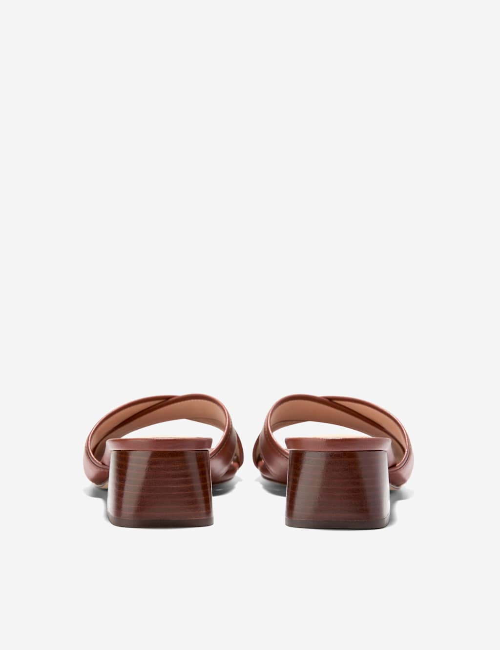 Leather Block Heel Open Toe Sandals 6 of 7