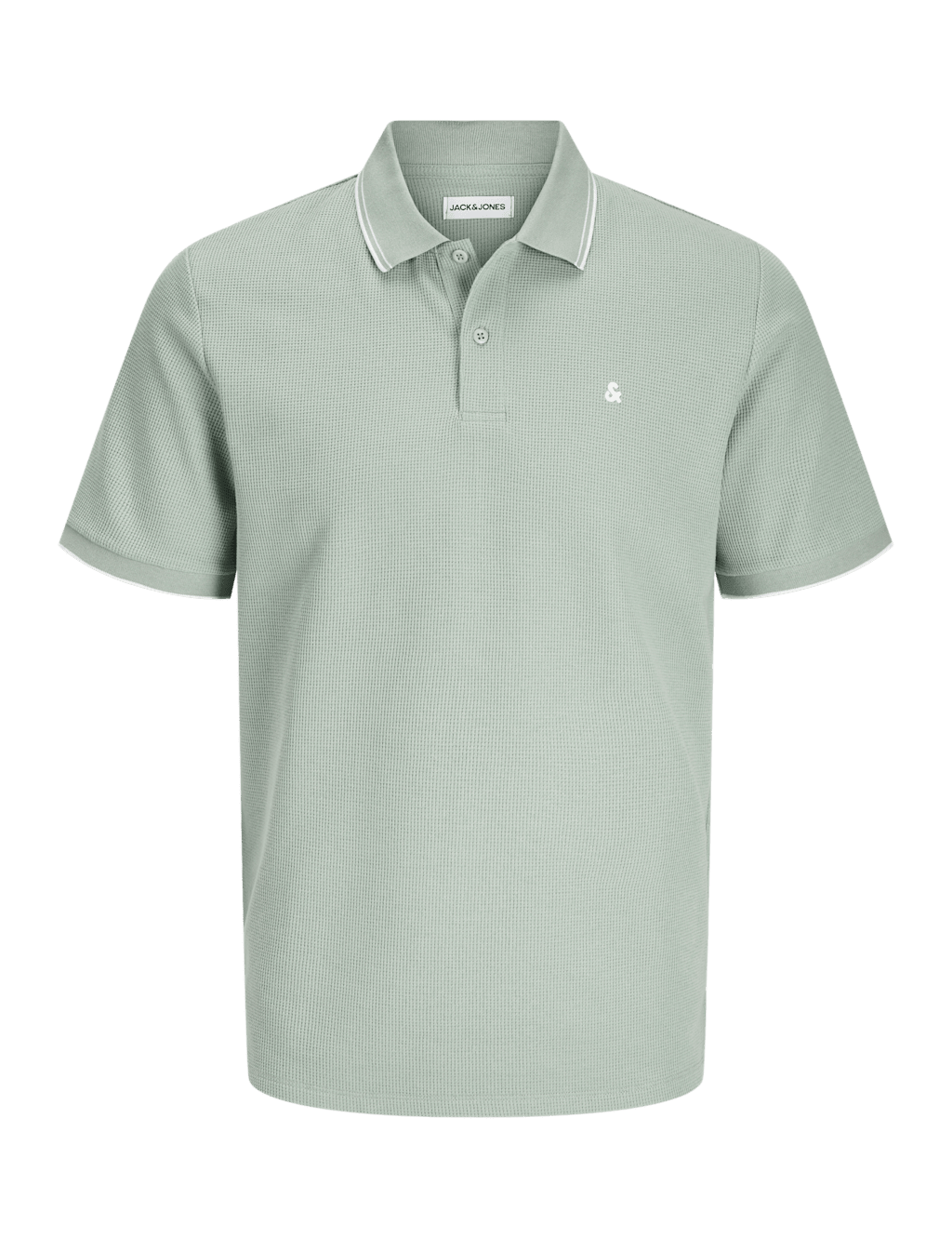 Cotton Blend Waffle Textured Polo Shirt 2 of 7