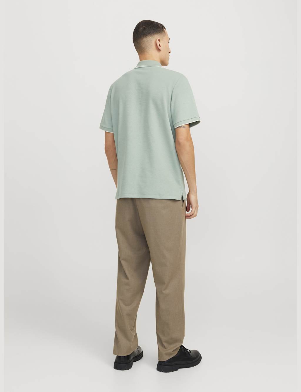 Cotton Blend Waffle Textured Polo Shirt 4 of 7