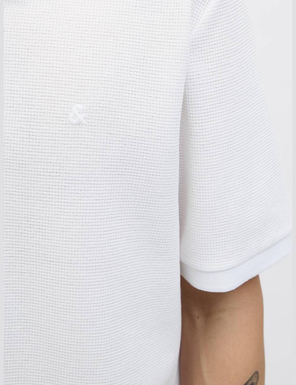 Cotton Blend Half Zip Polo Shirt 6 of 6