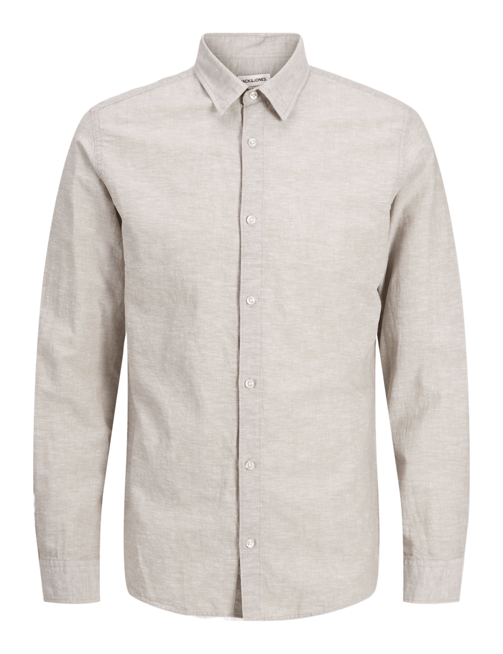 Slim Fit Cotton Rich Oxford Shirt with Linen 5 of 9