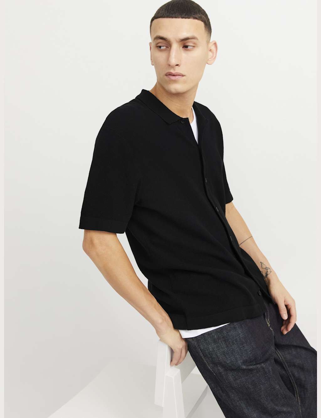 Cotton Rich Knitted Shirt 6 of 8