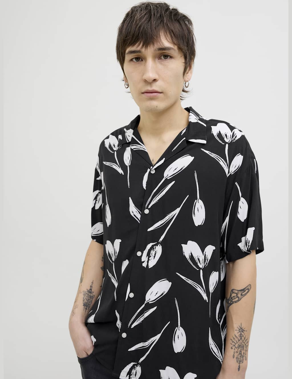 Floral Cuban Collar Shirt 6 of 8