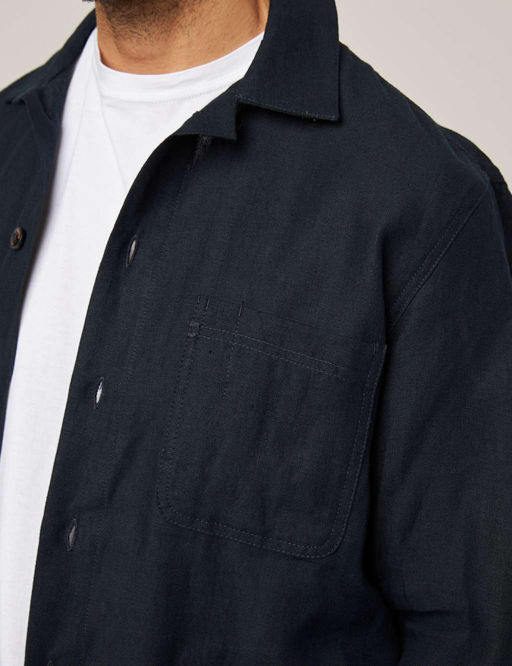Pure Linen Shacket 5 of 5