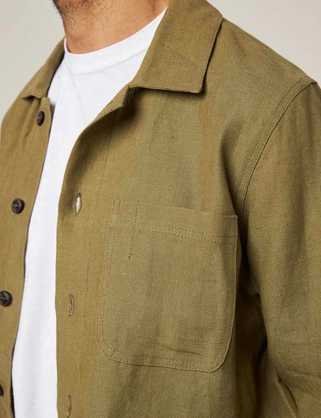 Pure Linen Shacket 6 of 6