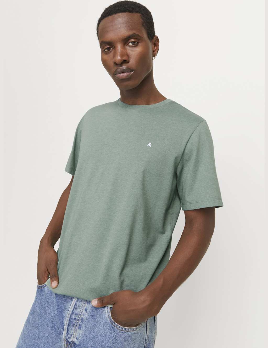 Pure Cotton Crew Neck T-Shirt 6 of 8