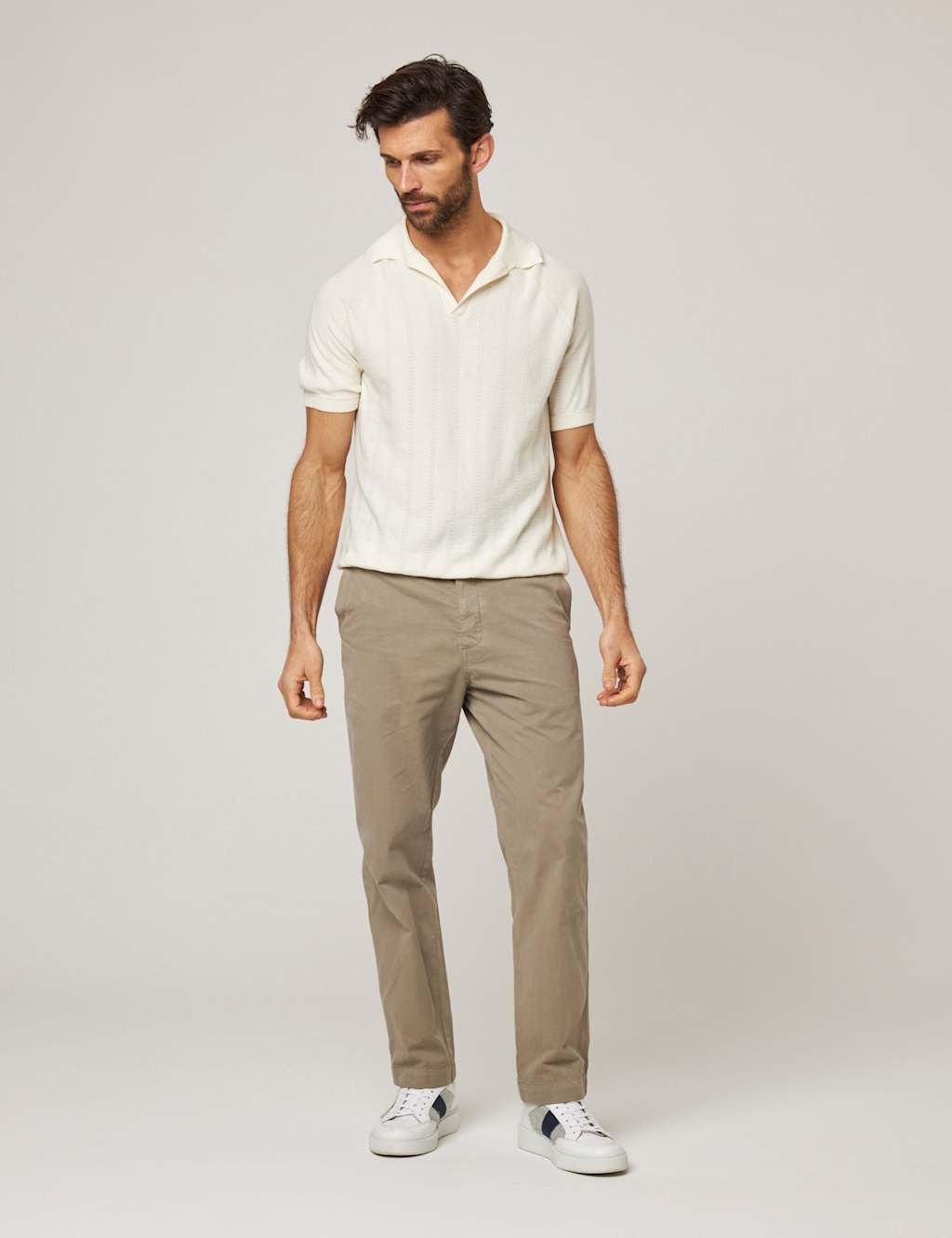 Pure Cotton Textured Polo Shirt 2 of 5