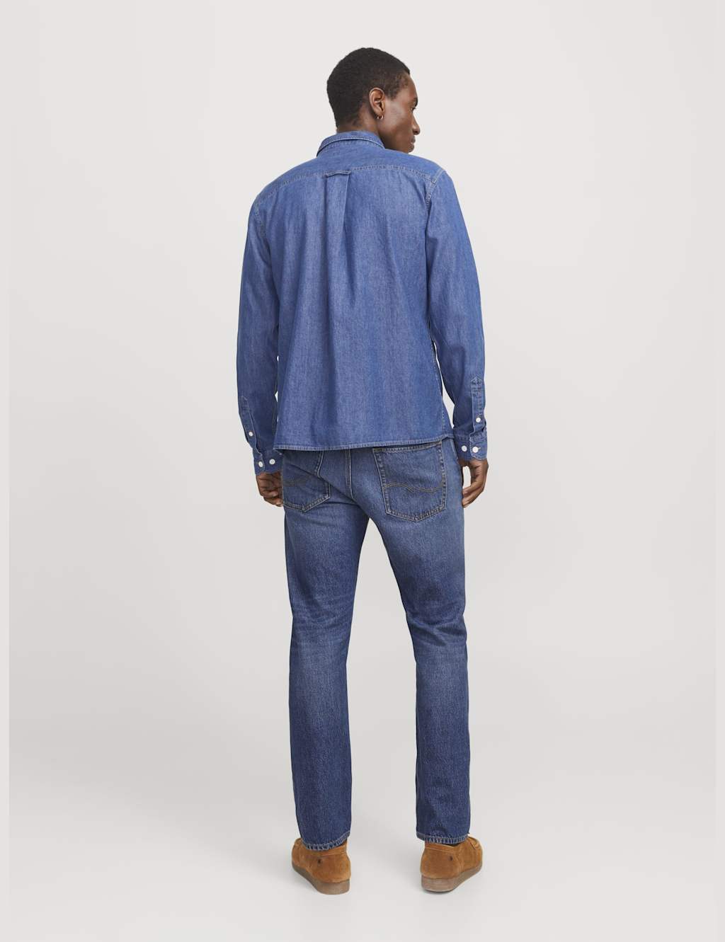 Pure Cotton Relaxed Fit 5 Pocket Jeans 6 of 9