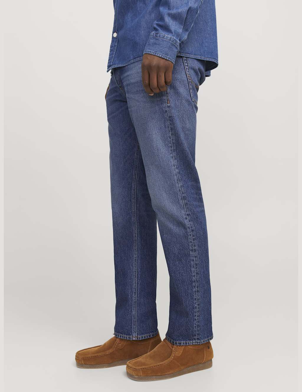 Pure Cotton Relaxed Fit 5 Pocket Jeans 9 of 9