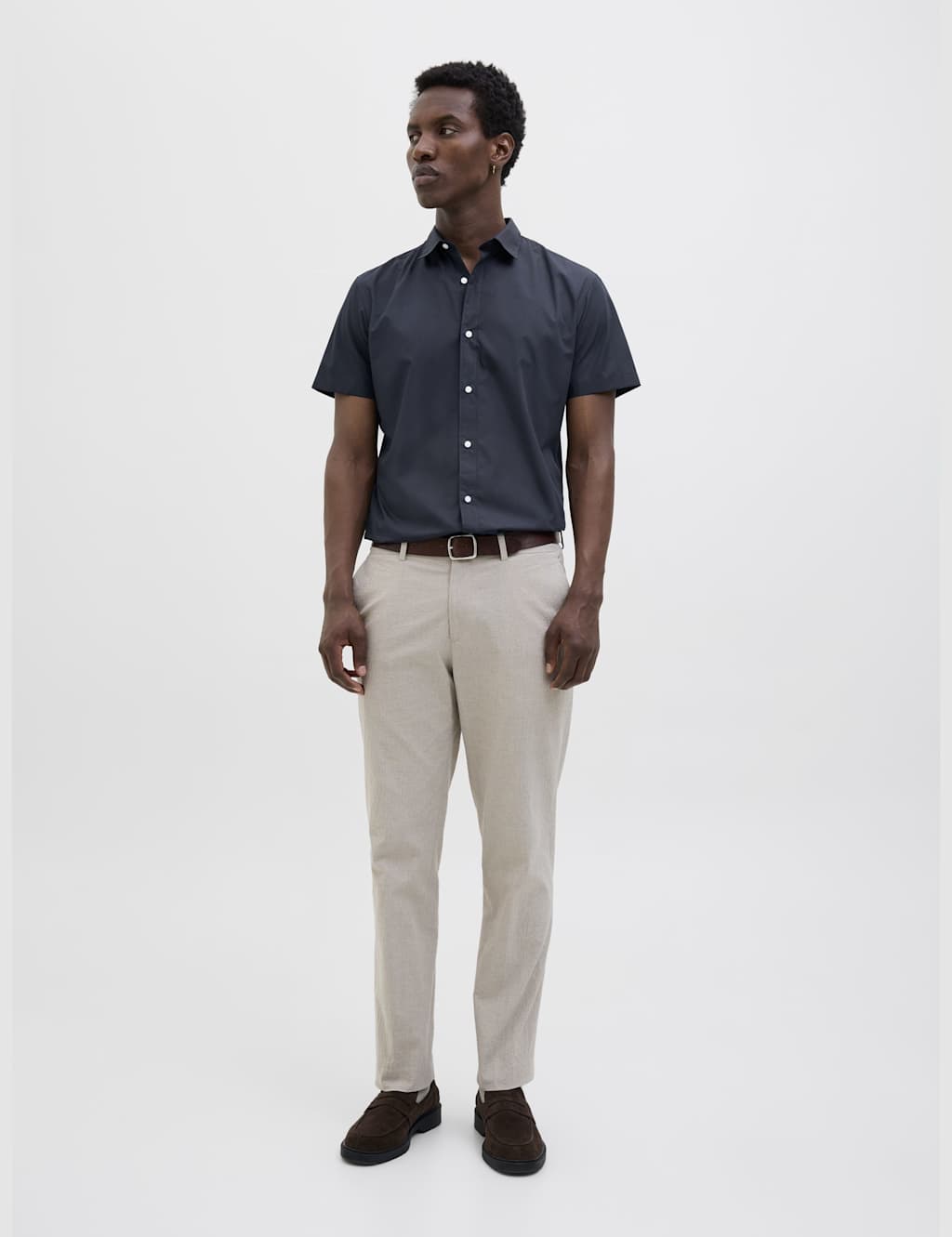 Cotton Blend Oxford Shirt 3 of 7