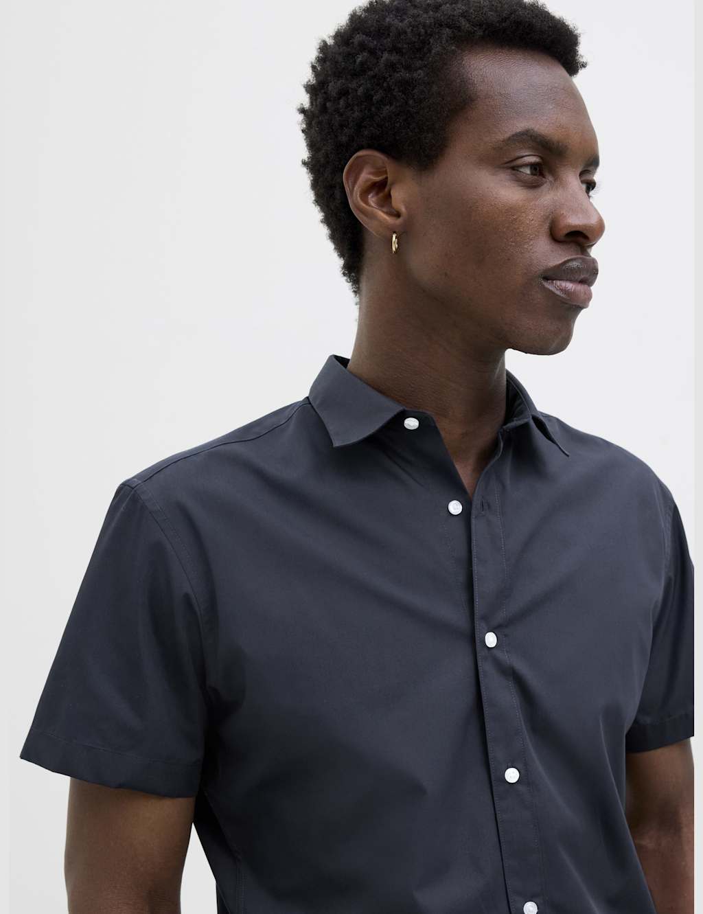 Cotton Blend Oxford Shirt 5 of 7