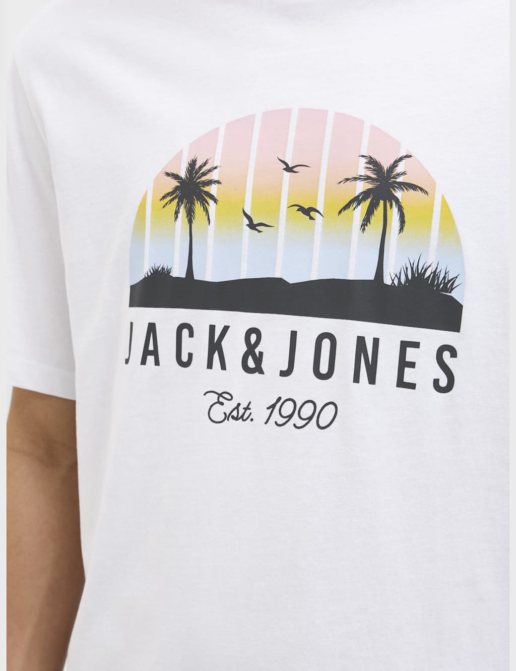Pure Cotton Palm Graphic T-Shirt 7 of 8