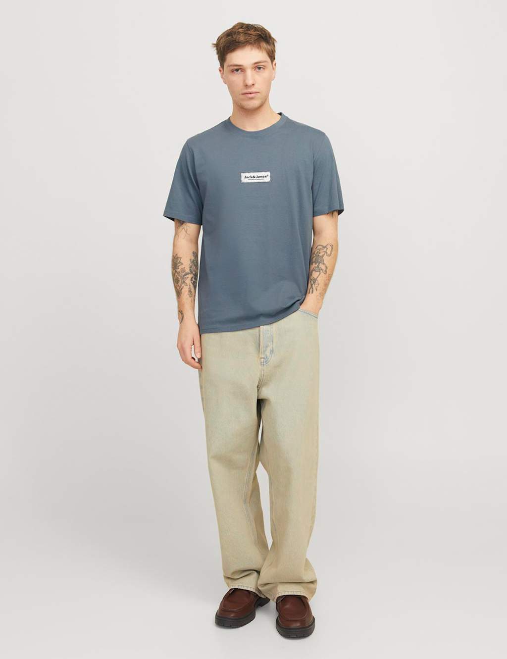 3pk Pure Cotton Logo Print T-Shirts 3 of 6