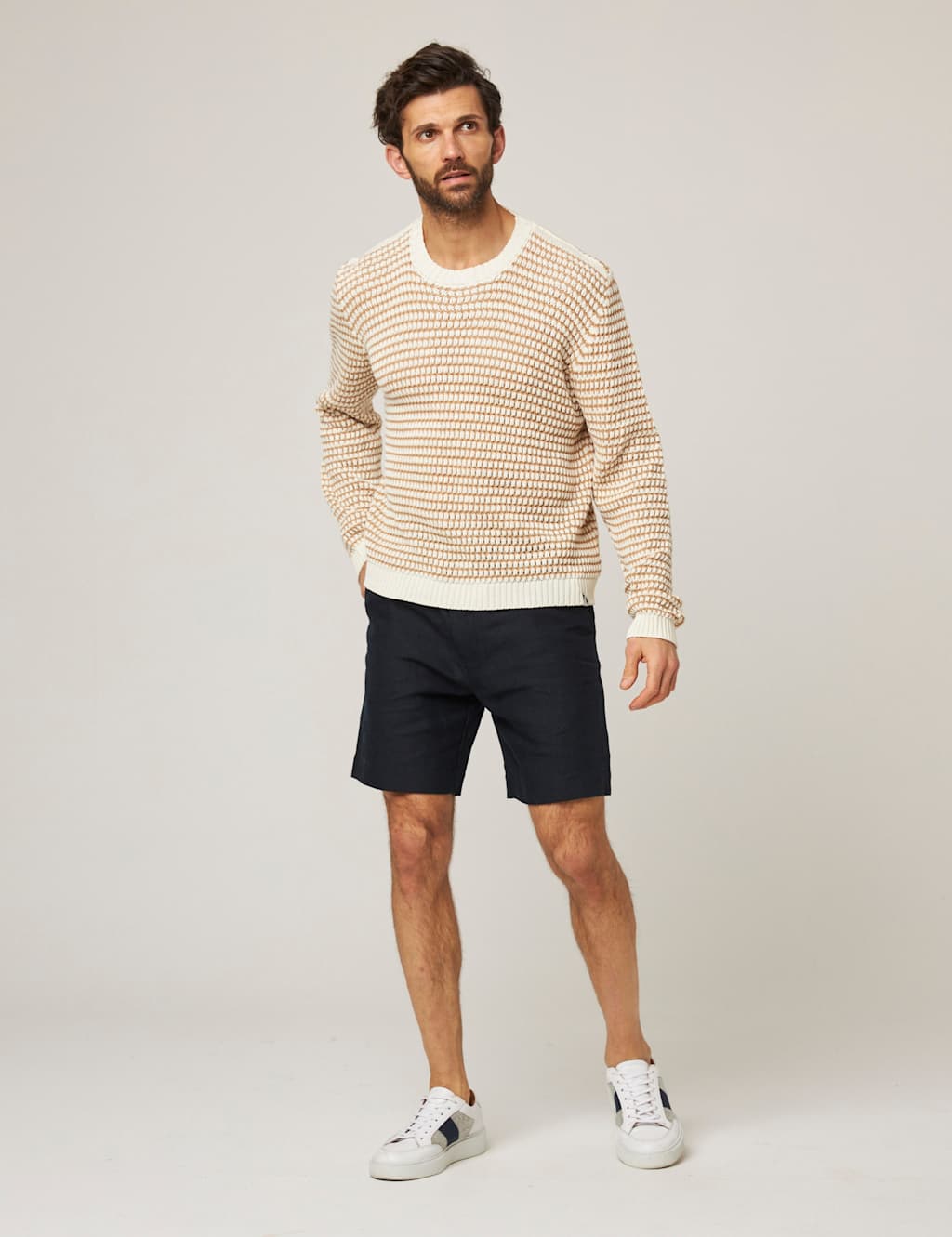 Pure Cotton Crew Neck Jumper 2 of 5
