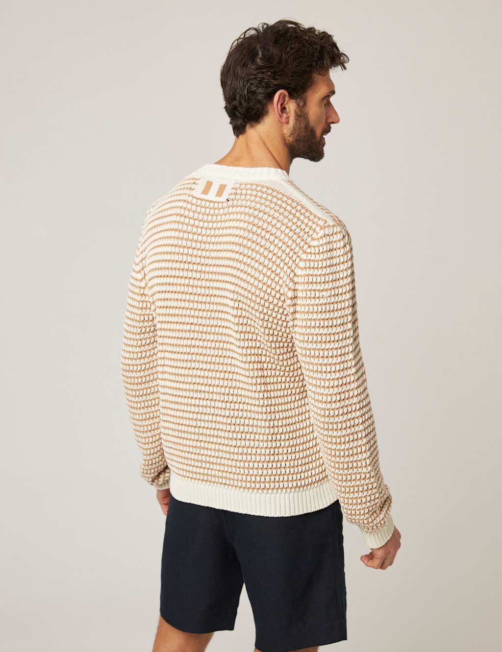 Pure Cotton Crew Neck Jumper 3 of 5