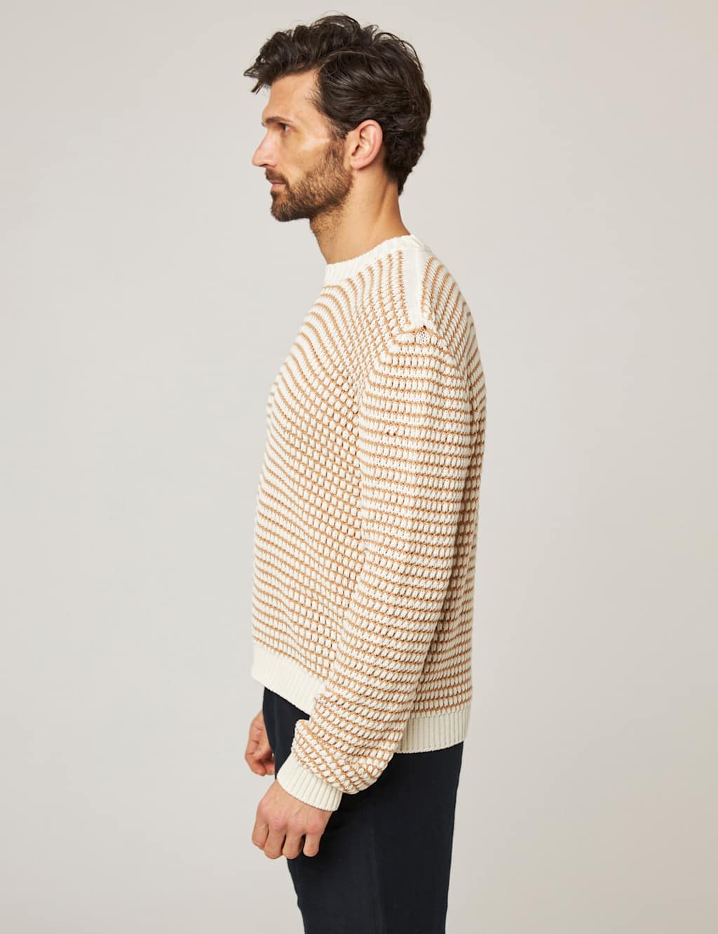 Pure Cotton Crew Neck Jumper 4 of 5
