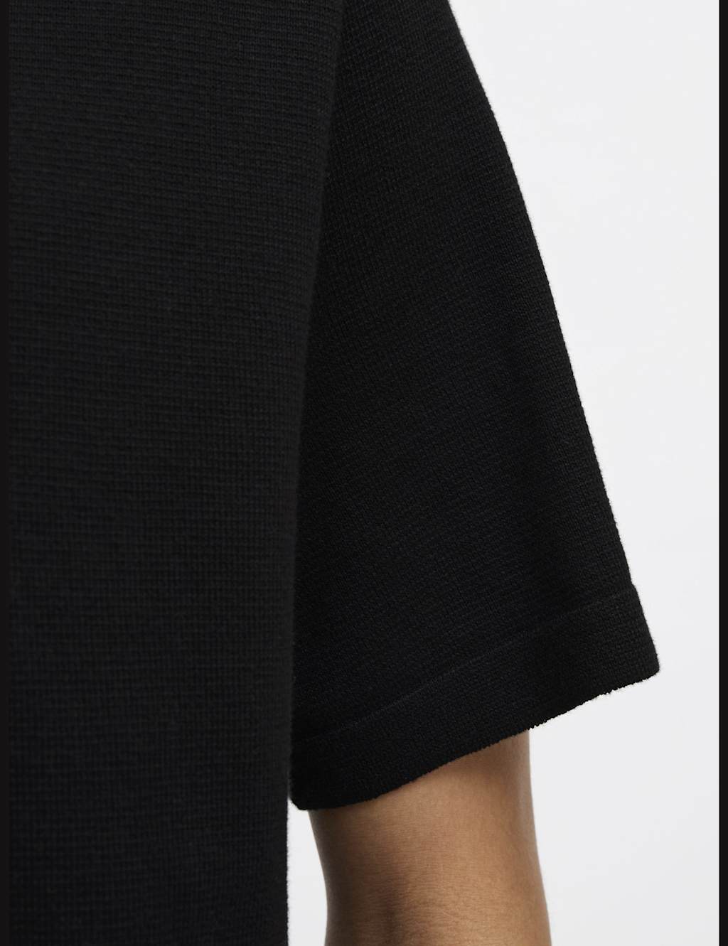 Pure Cotton Zip Up Knitted Polo Shirt 6 of 7