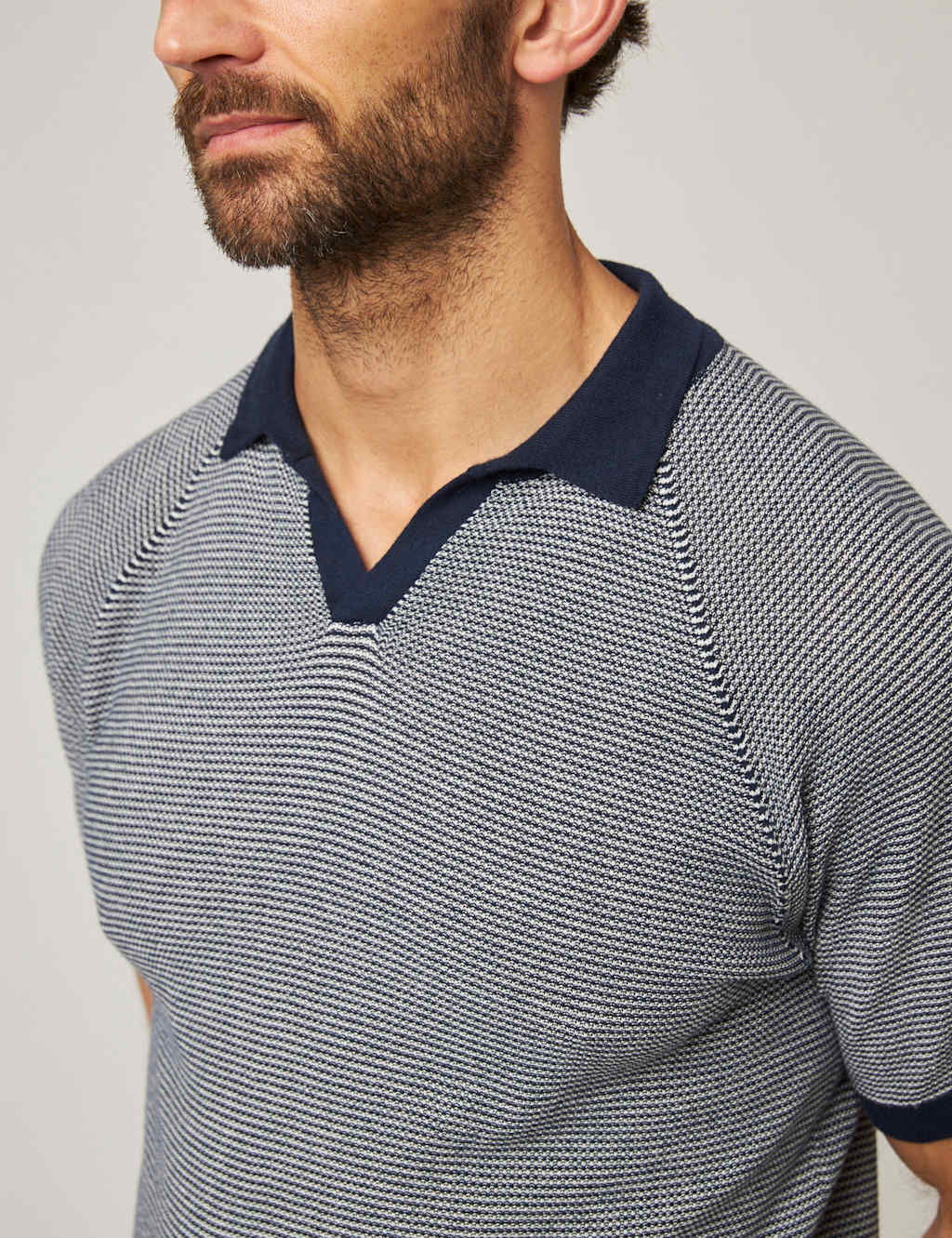Pure Cotton Textured Polo Shirt 6 of 6