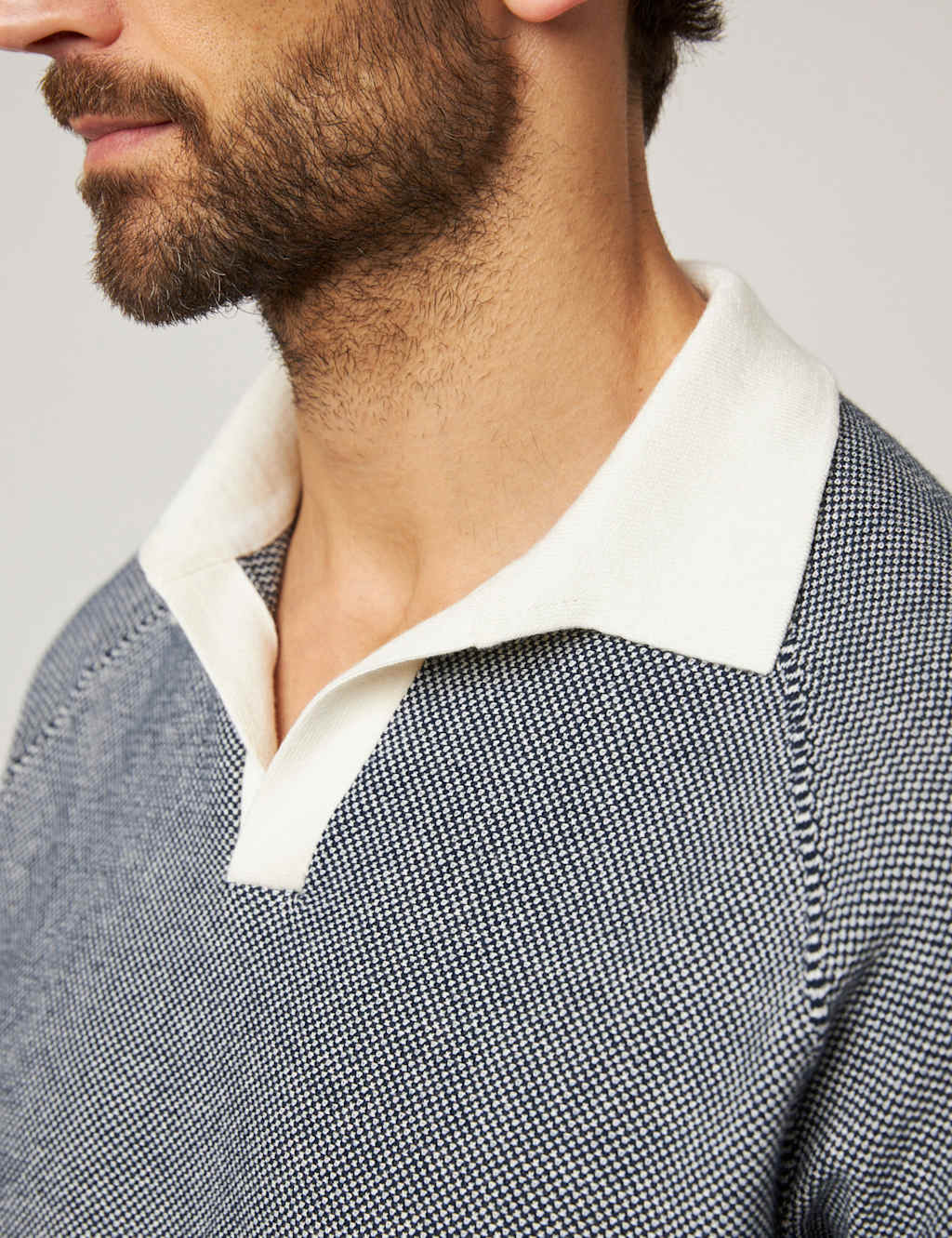 Pure Cotton Textured Polo Shirt 6 of 6