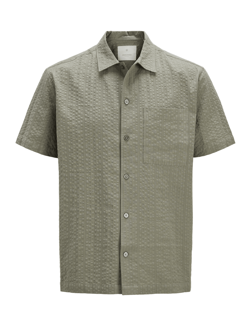 Pure Cotton Seersucker Textured Shirt 2 of 7