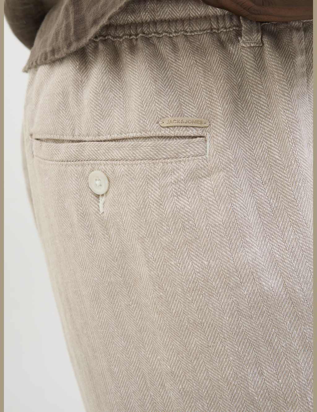 Slim Fit Linen Rich Chino Shorts 5 of 6