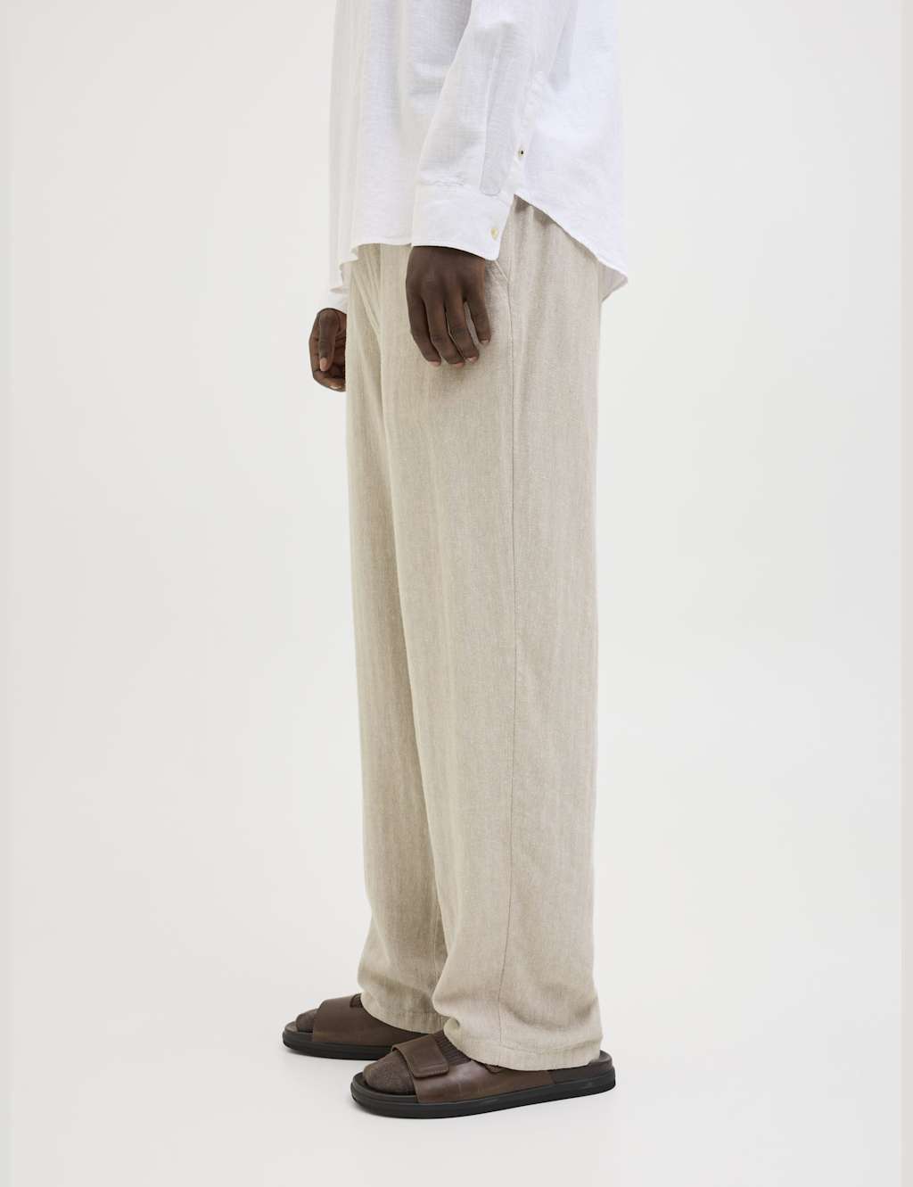 Loose Fit Linen Rich Chinos 8 of 8