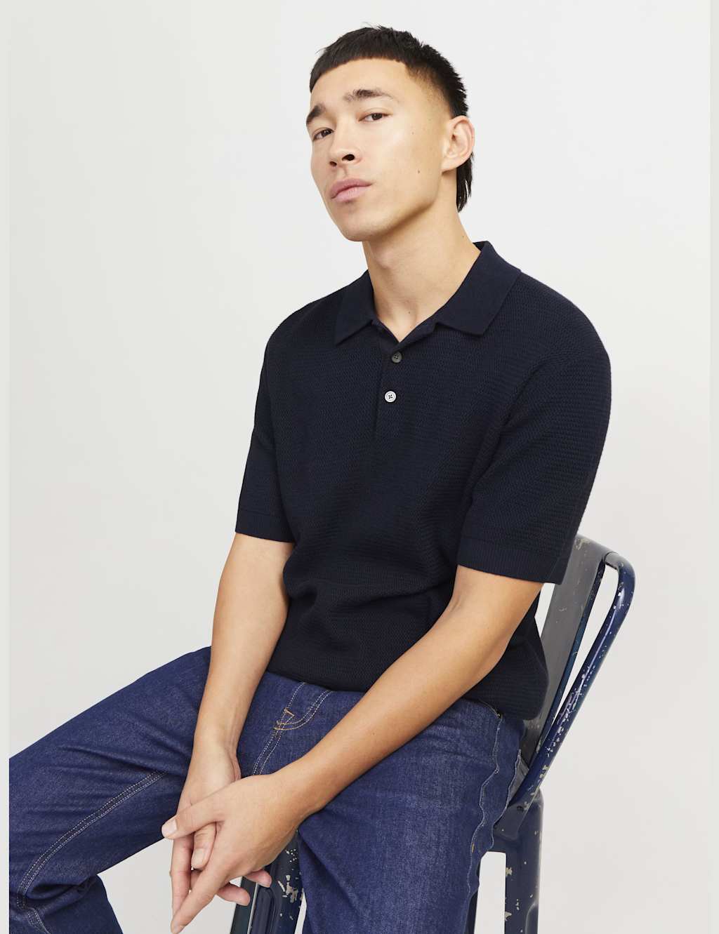 Pure Cotton Knitted Polo Shirt 6 of 8