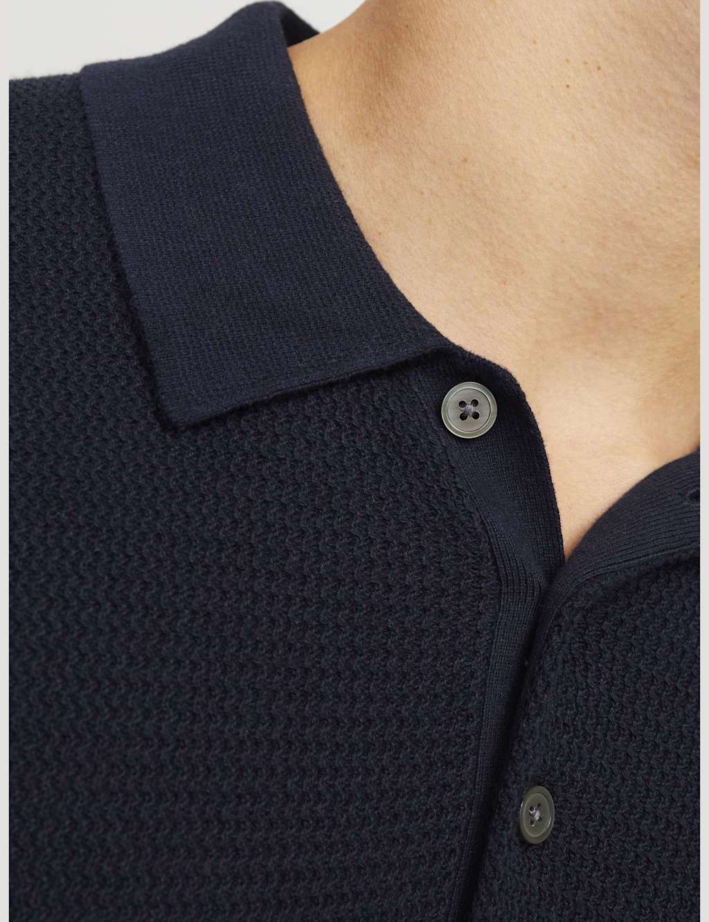 Pure Cotton Knitted Polo Shirt 7 of 8