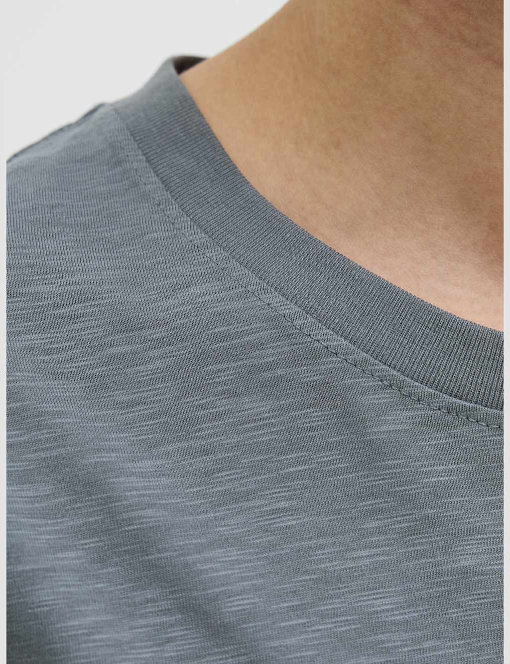 Pure Cotton Crew Neck Pocket T-Shirt 6 of 7
