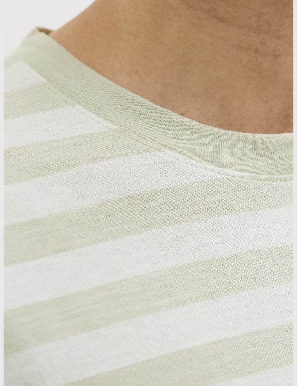 Cotton Rich Striped Crew Neck T-Shirt 5 of 6