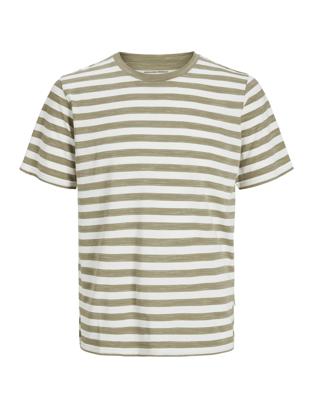 Cotton Rich Striped Crew Neck T-Shirt 2 of 7
