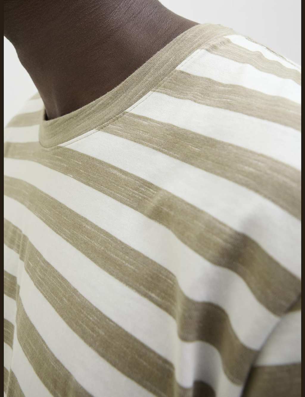 Cotton Rich Striped Crew Neck T-Shirt 6 of 7
