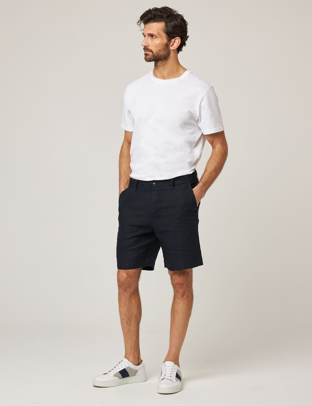 Pure Linen Regular Fit Lightweight Shorts 3 of 4