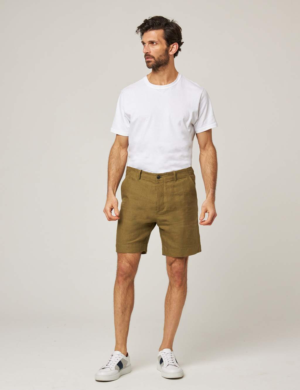 Pure Linen Regular Fit Lightweight Shorts 3 of 4