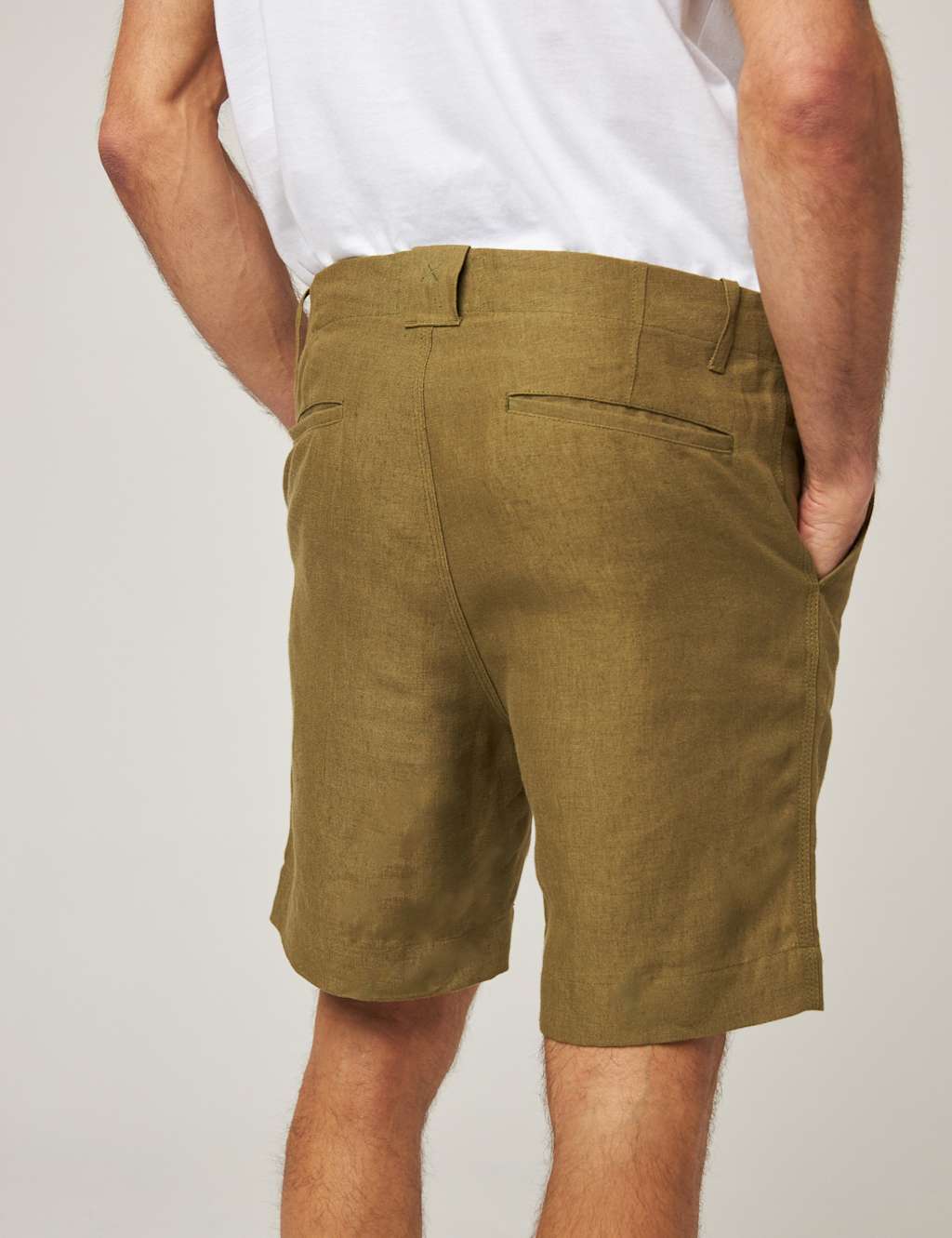 Pure Linen Regular Fit Lightweight Shorts 4 of 4