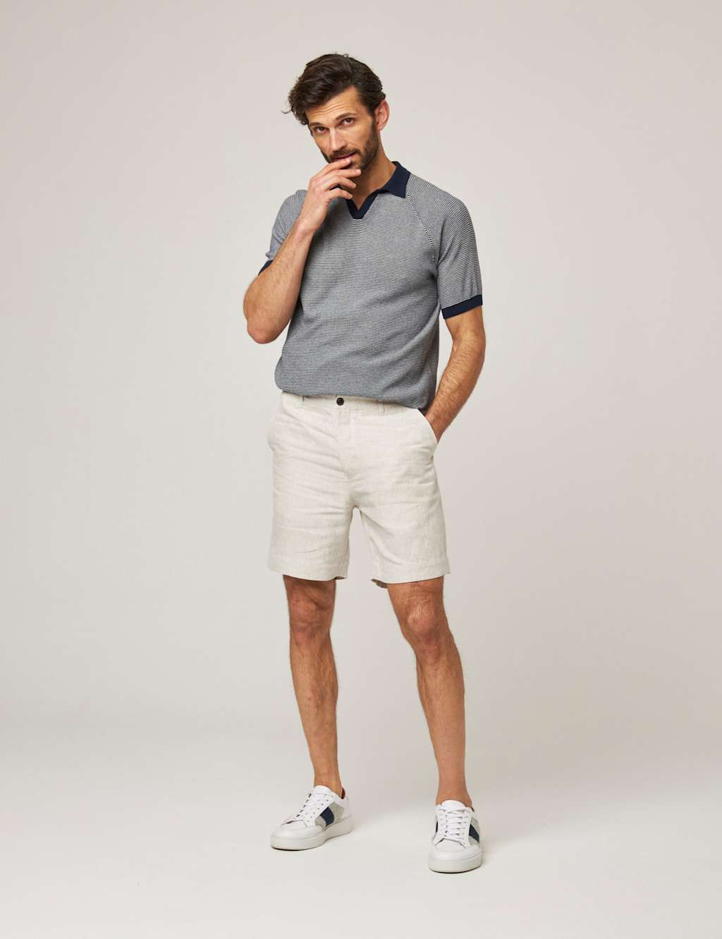 Pure Linen Regular Fit Lightweight Shorts 3 of 4
